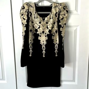 Designer Boutique Body Con dress size S